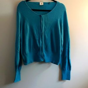 Teal Cabi Cardigan